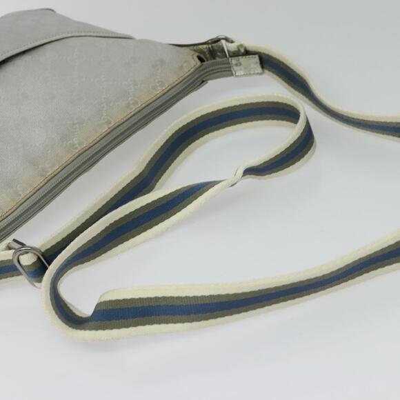 GUCCI GG Canvas Shoulder Bag Silver - Picture 7 of 12